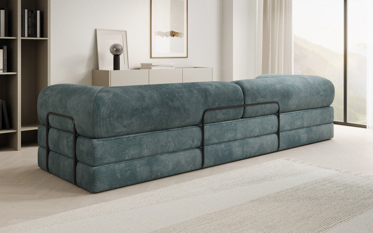 Designer Sofa Lazy 3 Sitzer XXL in Cord