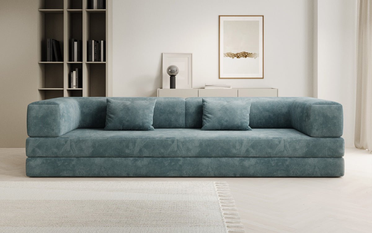 Designer Sofa Lazy 3 Sëtzer XXL a Kord