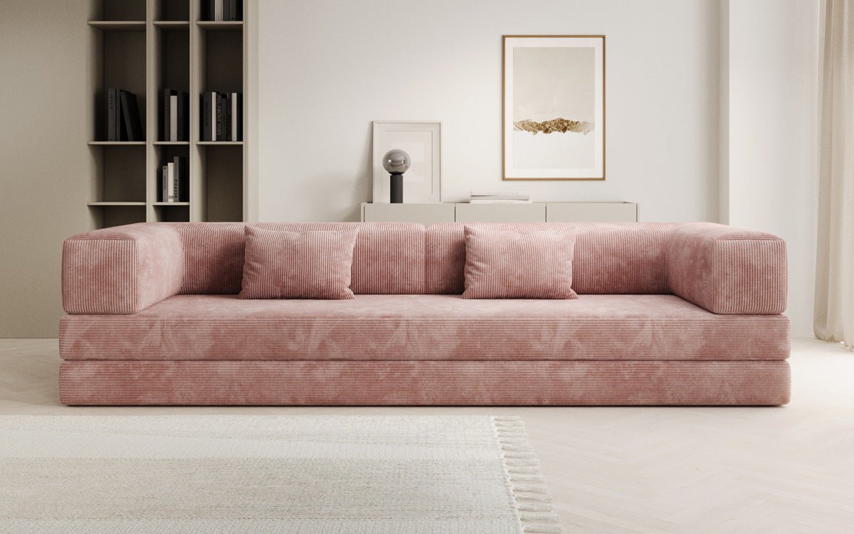 Designer Sofa Lazy 3 Sëtzer XXL a Kord