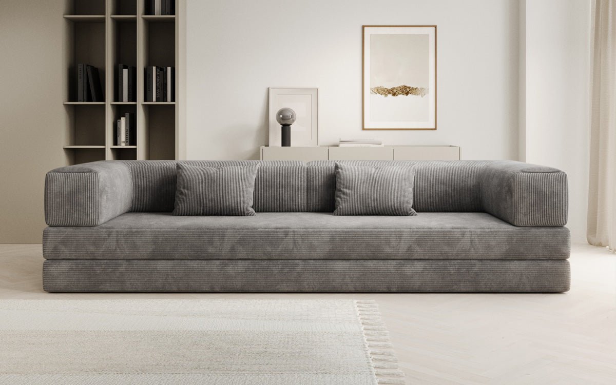 Designer Sofa Lazy 3 Sëtzer XXL a Kord