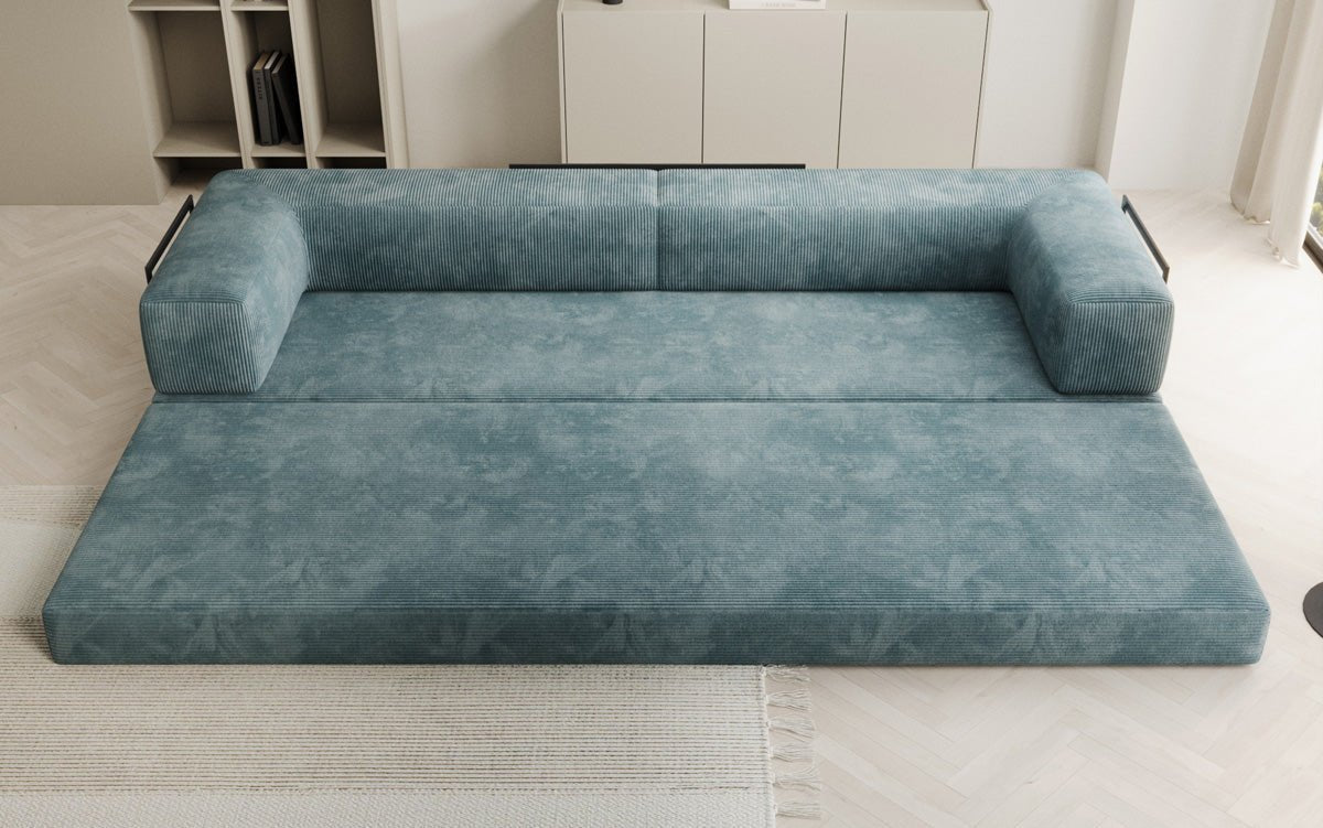 Designer Sofa Lazy 3 Sëtzer XXL a Kord