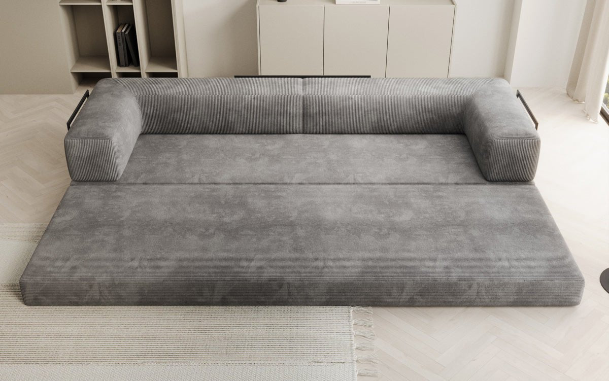 Designer Sofa Lazy 3 Sëtzer XXL a Kord