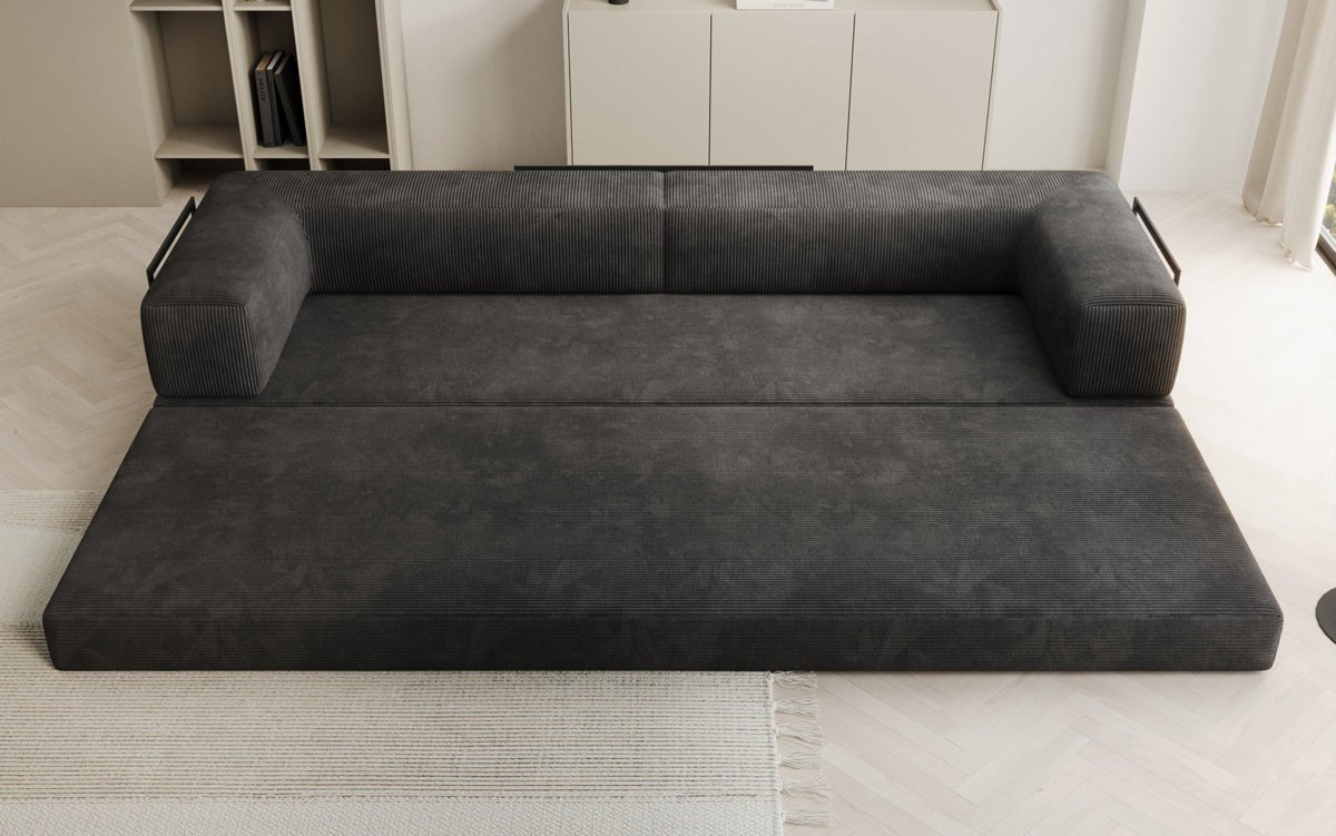 Designer Sofa Lazy 3 Sëtzer XXL a Kord