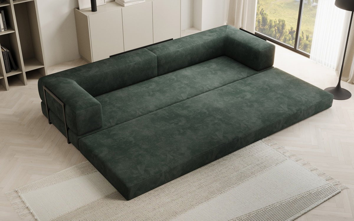 Designer Sofa Lazy 3 Sëtzer XXL a Kord