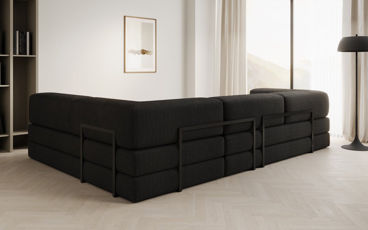 Designer Sofa Lazy L a Bouclé