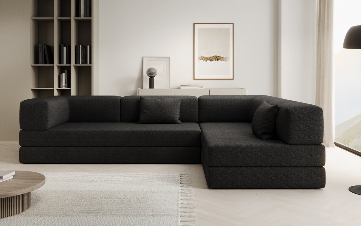 Designer Sofa Lazy L a Bouclé