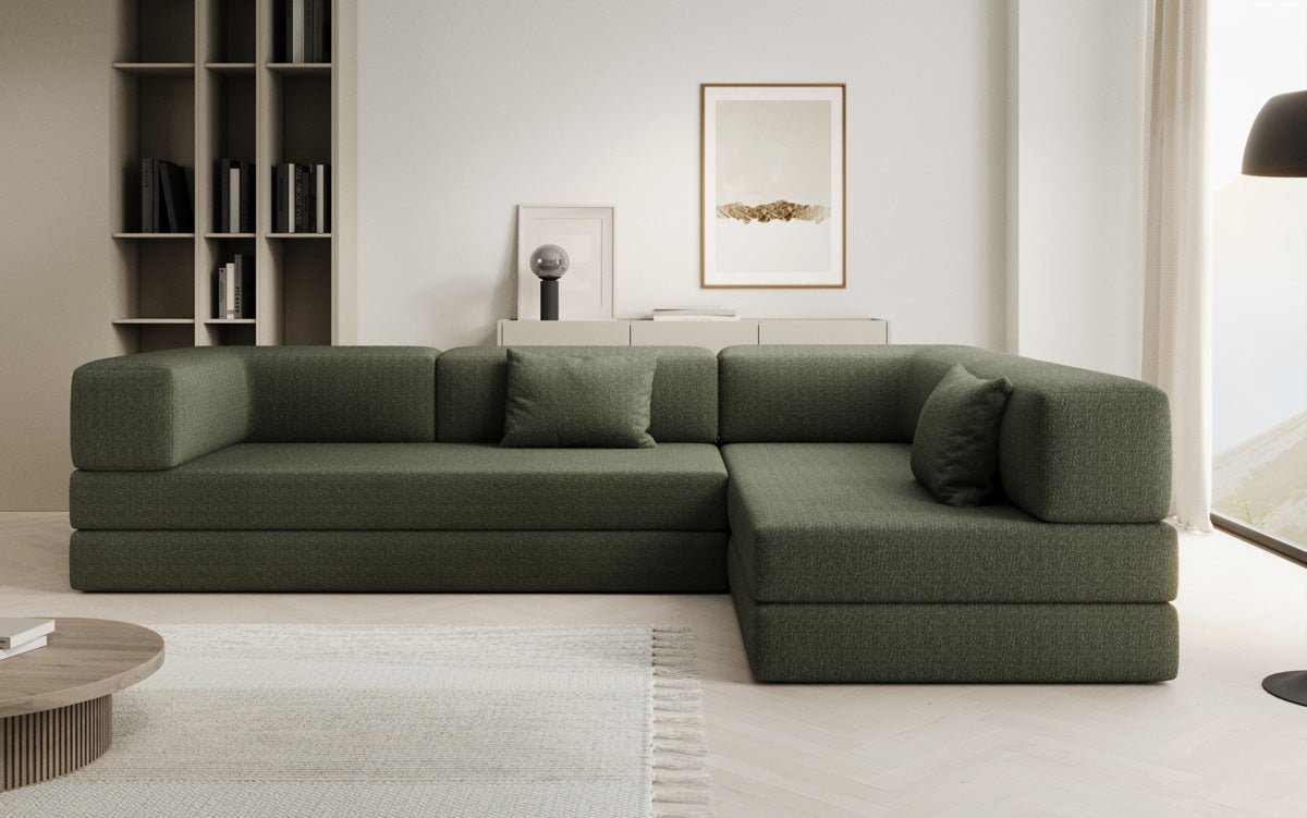 Designer Sofa Lazy L a Bouclé
