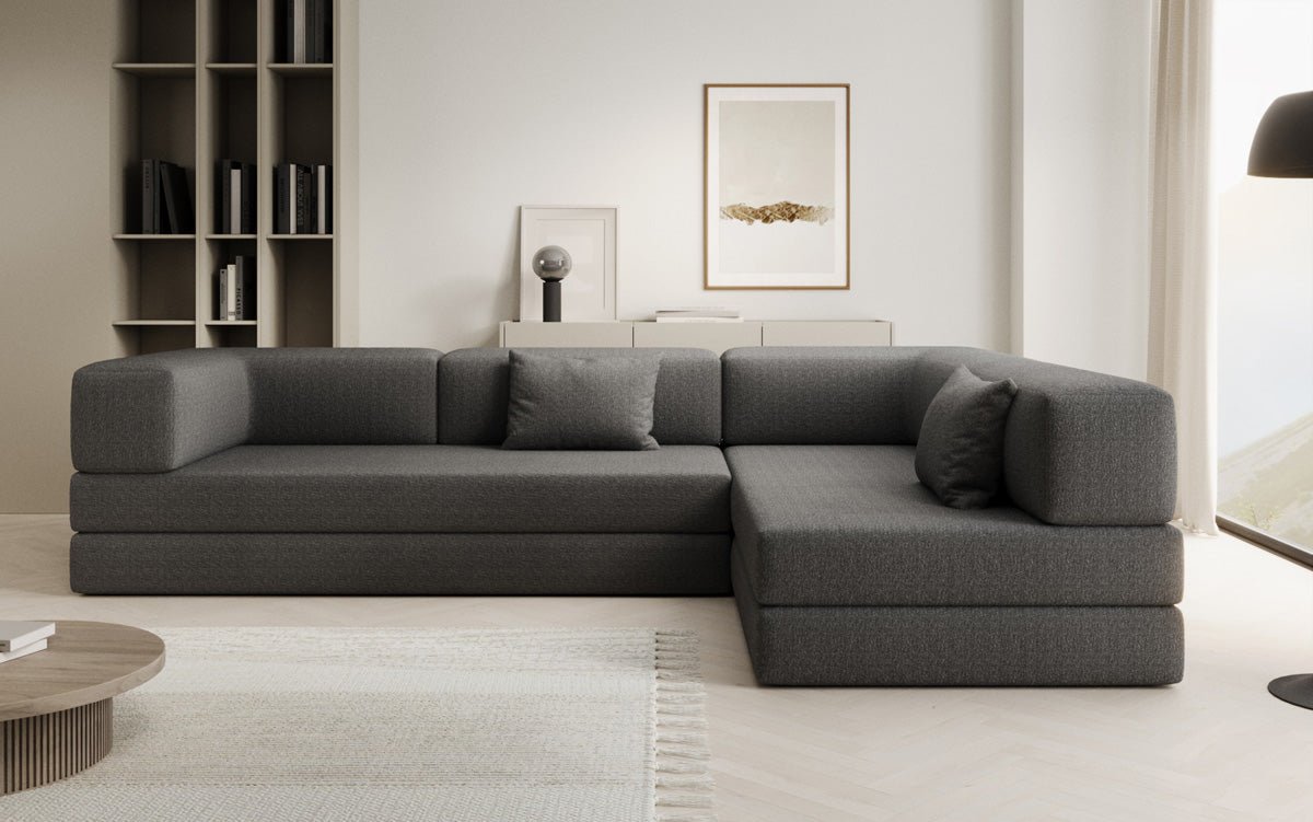 Designer Sofa Lazy L a Bouclé