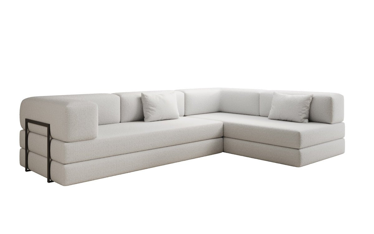 Designer Sofa Lazy L a Bouclé