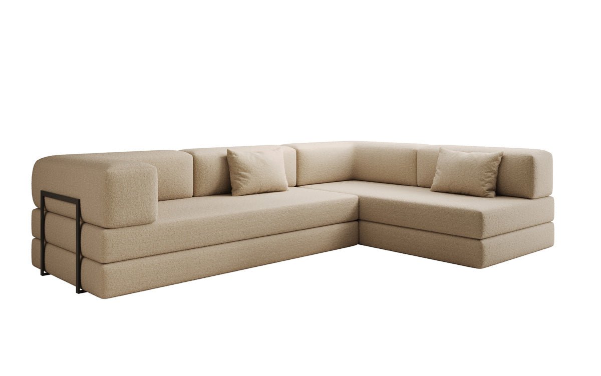 Designer Sofa Lazy L a Bouclé