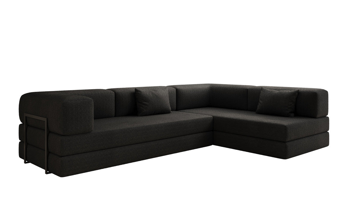 Designer Sofa Lazy L a Bouclé