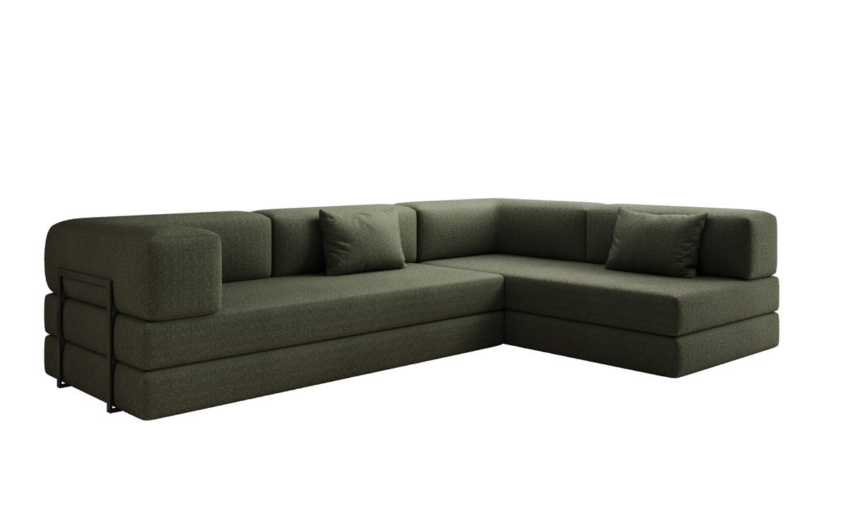 Designer Sofa Lazy L a Bouclé