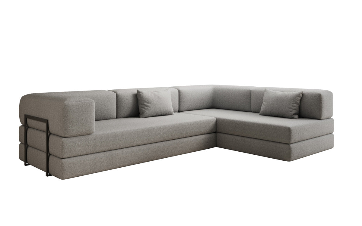 Designer Sofa Lazy L a Bouclé