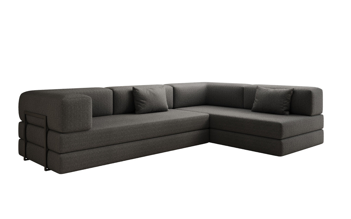 Designer Sofa Lazy L a Bouclé