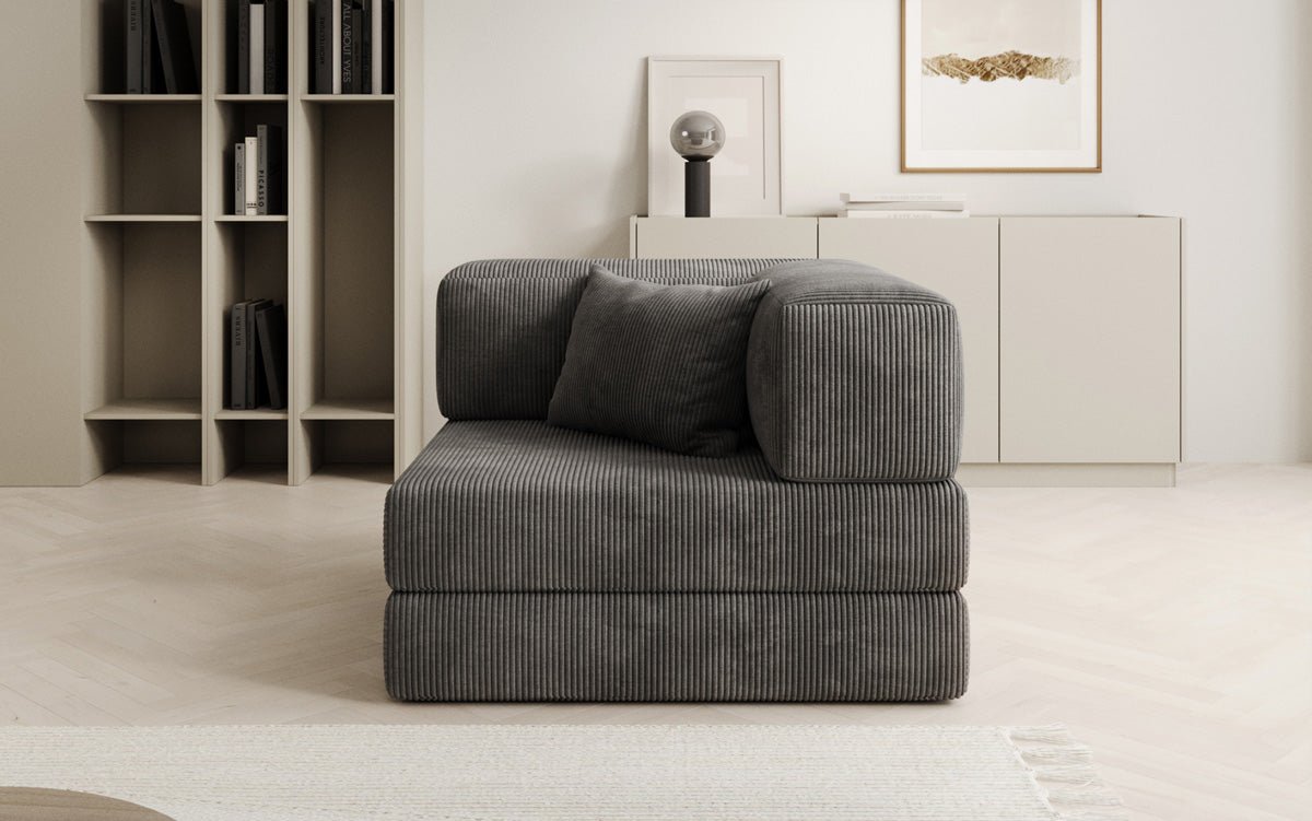 Designer Sofa-Sessel Lazy aus Cord