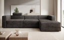 Designer corner sofa Stockholm in Corduroy with storage space