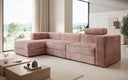 Designer corner sofa Stockholm in Corduroy with storage space