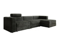 Designer corner sofa Stockholm in Corduroy with storage space