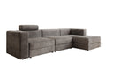 Designer corner sofa Stockholm in Corduroy with storage space