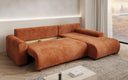 Designer Ecksofa Hanna mit Schlaffunktion und Stauraum