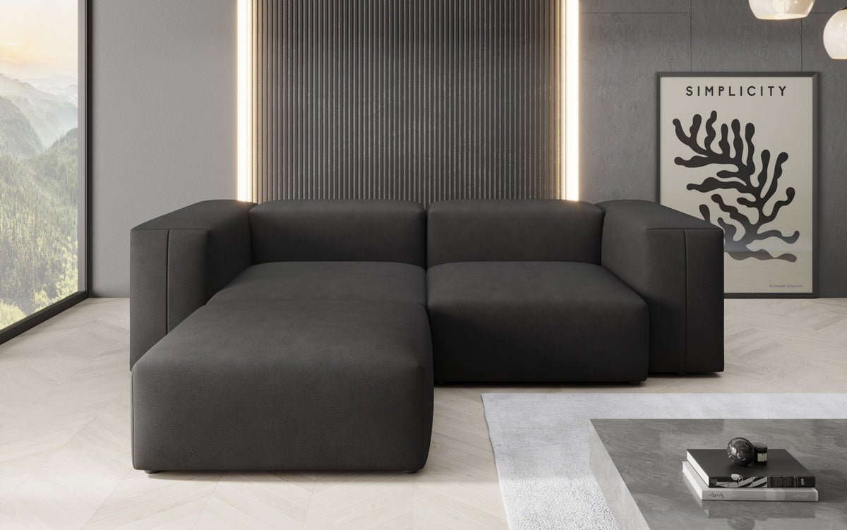 Designer L Sofa Snug Mini in Fabric