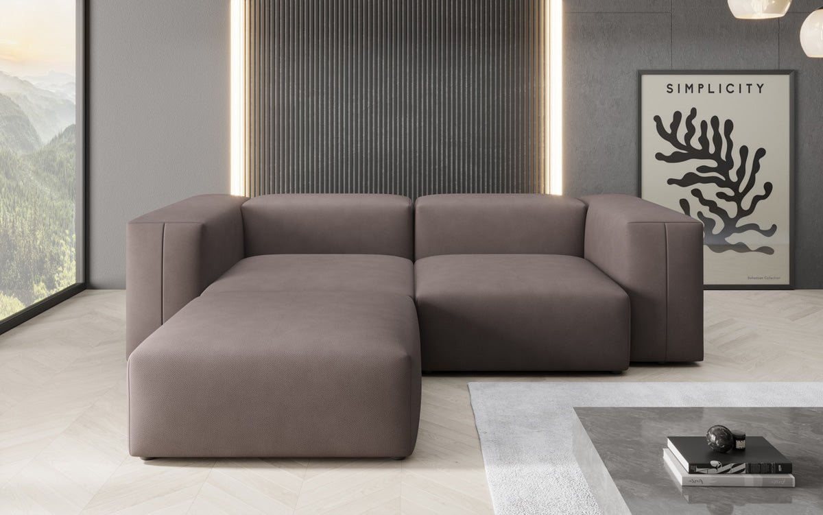 Designer L Sofa Snug Mini in Fabric