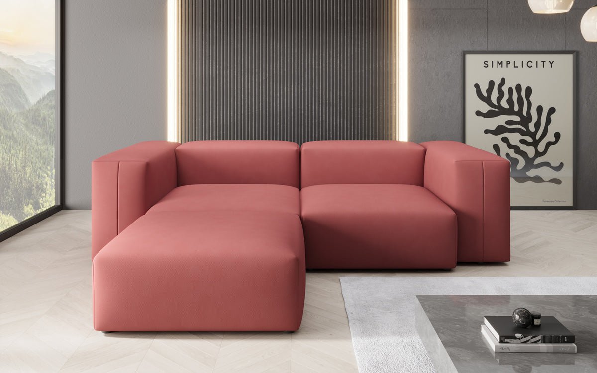 Designer L Sofa Snug Mini in Fabric