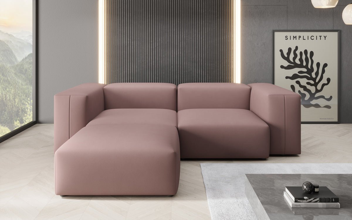 Designer L Sofa Snug Mini in Fabric