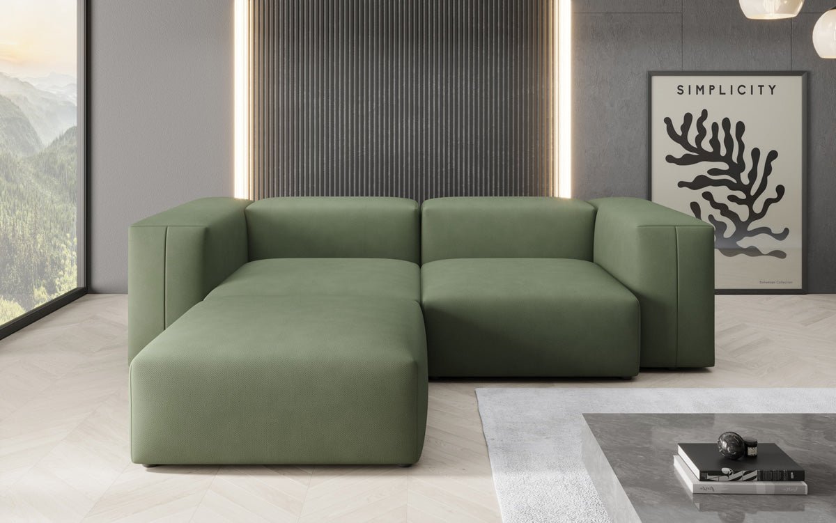 Designer L Sofa Snug Mini in Fabric
