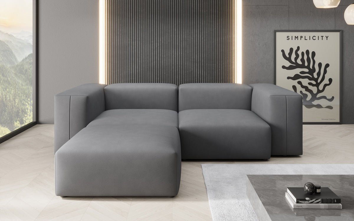 Designer L Sofa Snug Mini in Fabric