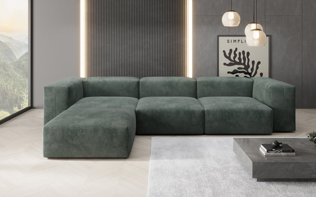 Designer Sofa Snug aus Kord