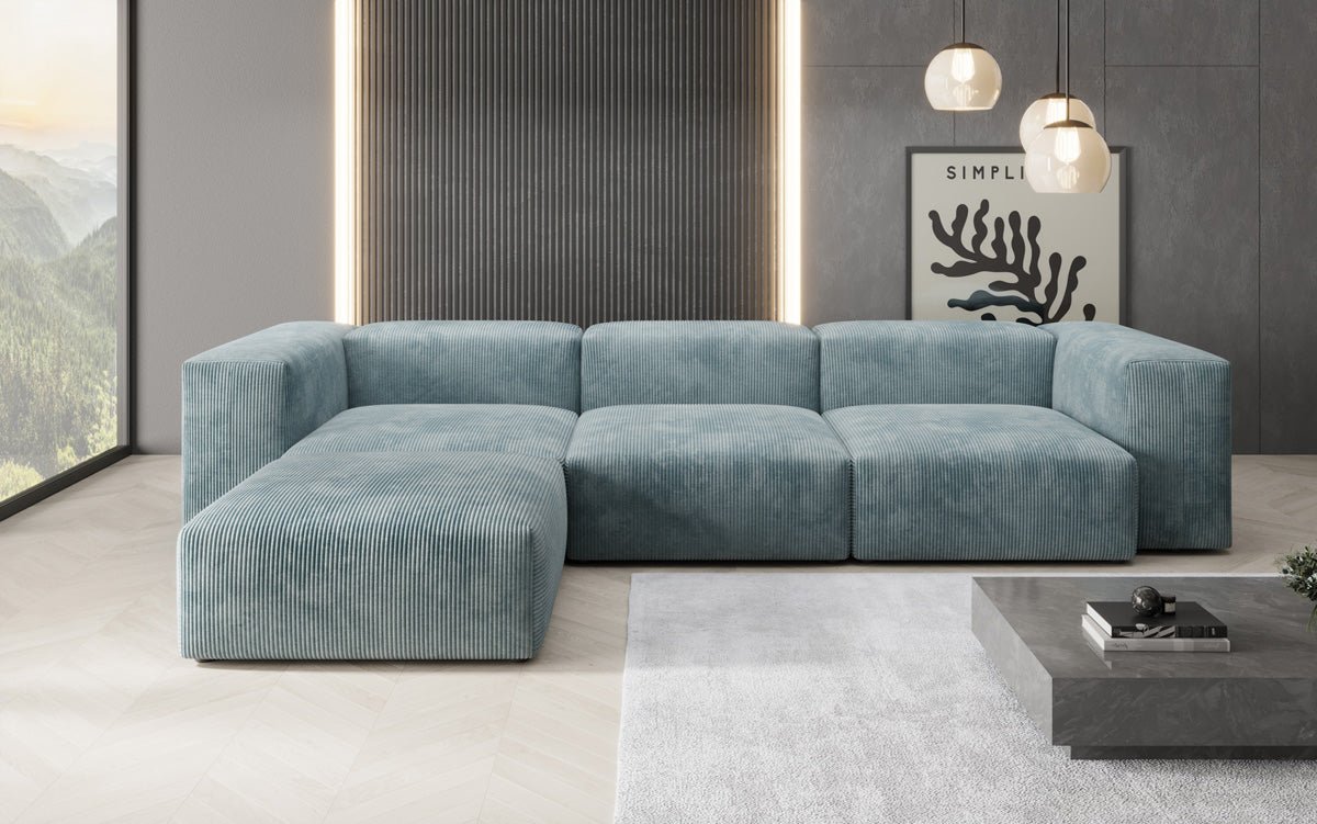 Designer Sofa Snug aus Kord