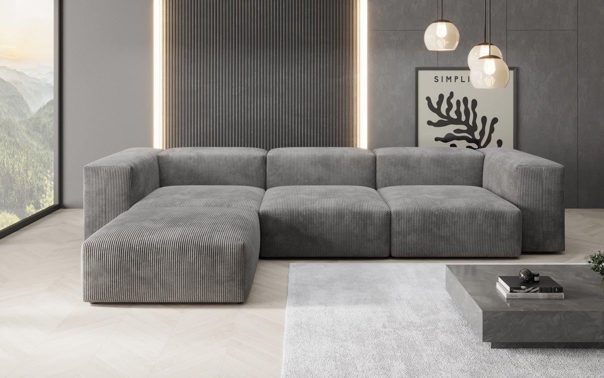 Designer Sofa Snug aus Kord