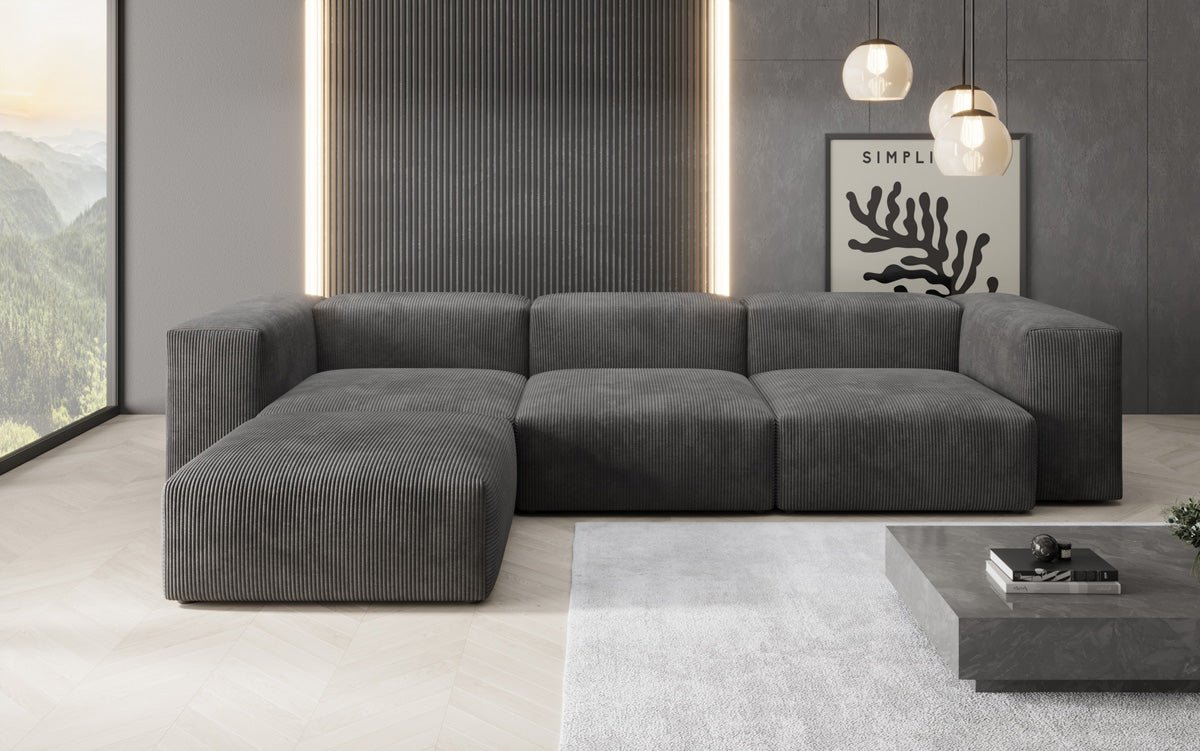 Designer Sofa Snug aus Kord