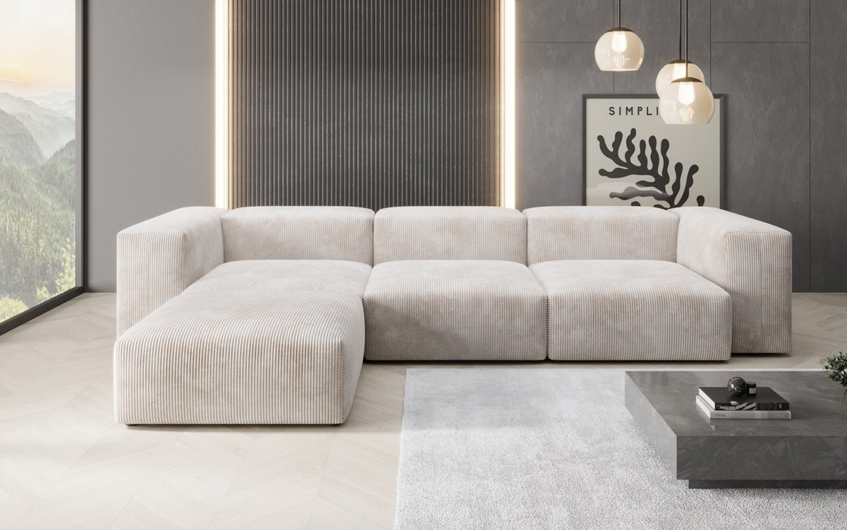 Designer Sofa Snug aus Kord