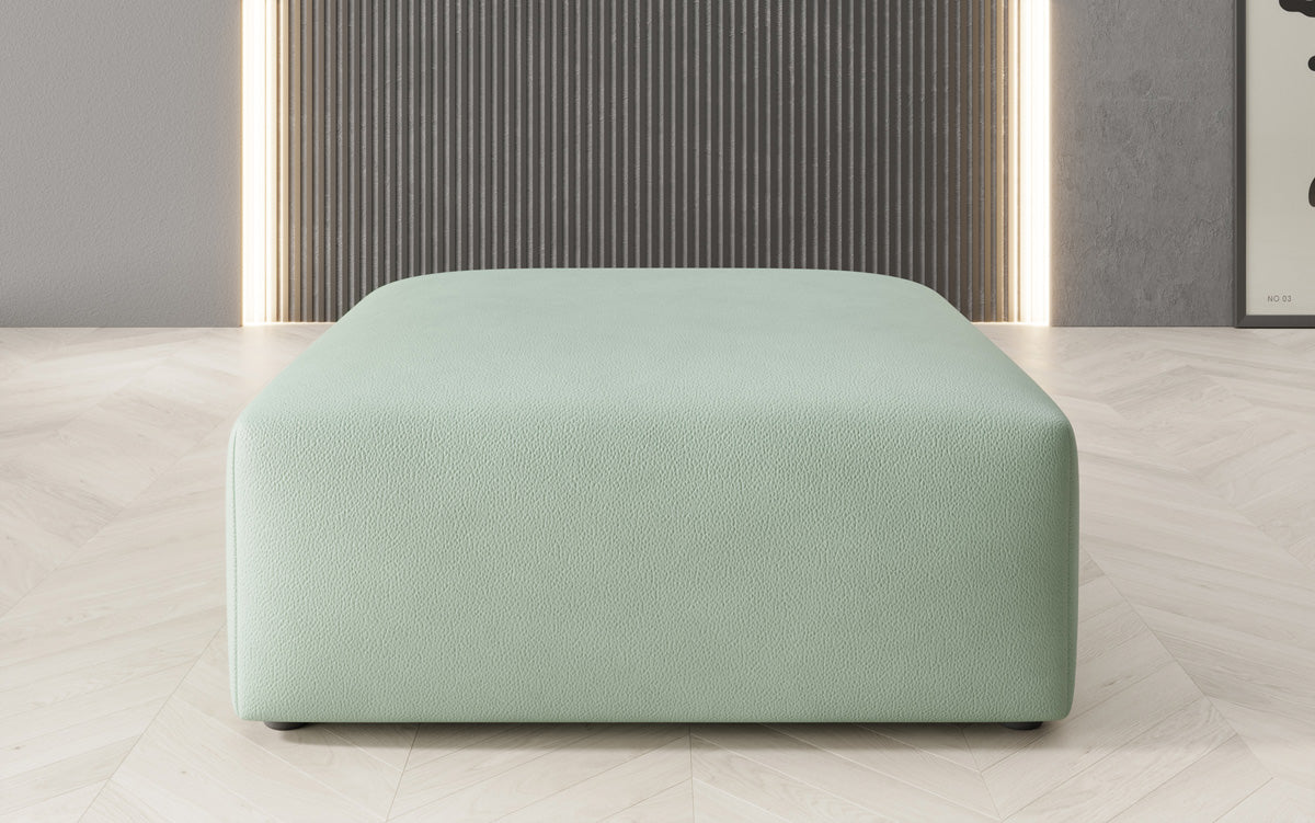 Side stool 80 cm Snug made of genuine leather