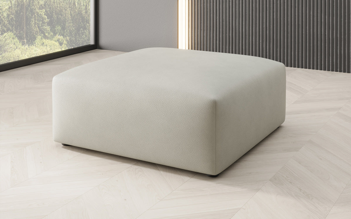 Side stool 80 cm Snug made of genuine leather