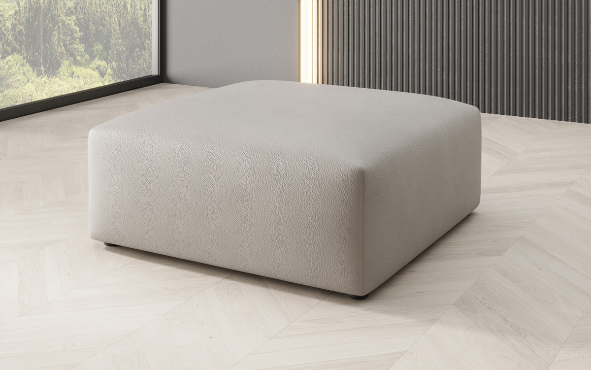 Side stool 80 cm Snug made of genuine leather