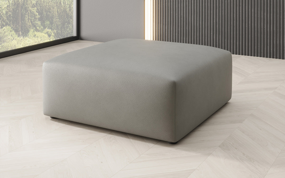 Side stool 80 cm Snug made of genuine leather
