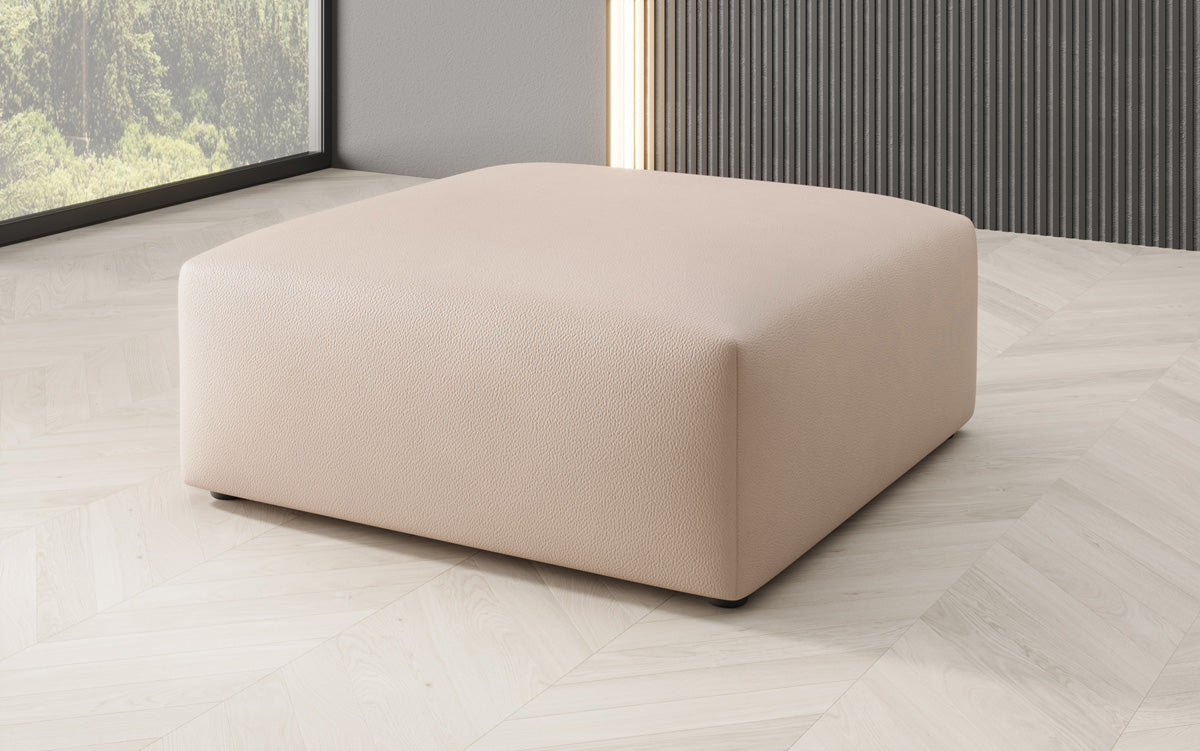Side stool 80 cm Snug made of genuine leather
