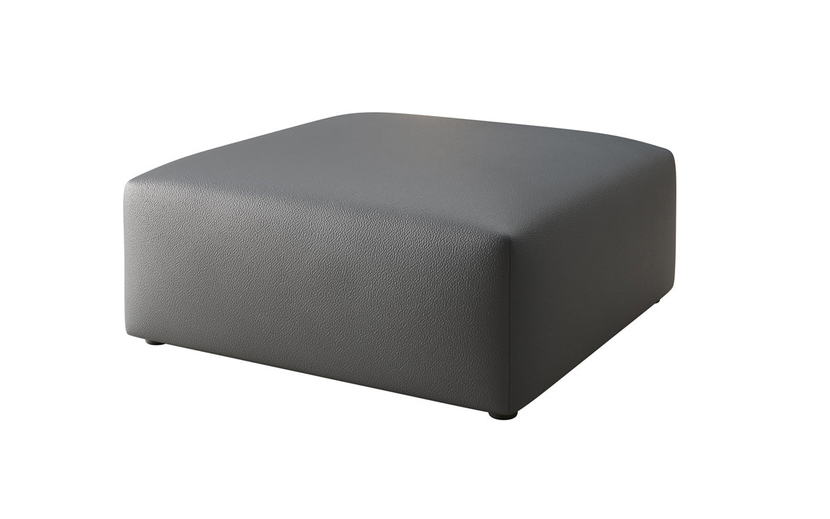 Side stool 80 cm Snug made of genuine leather