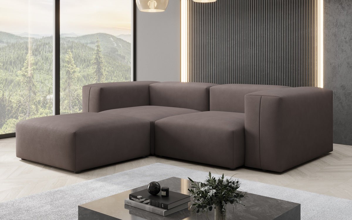 Designer L Sofa Snug Mini in Fabric
