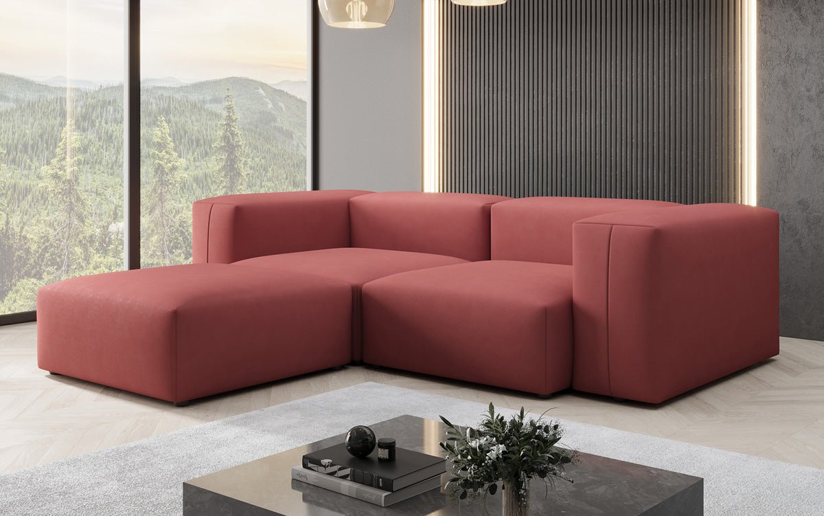 Designer L Sofa Snug Mini in Fabric