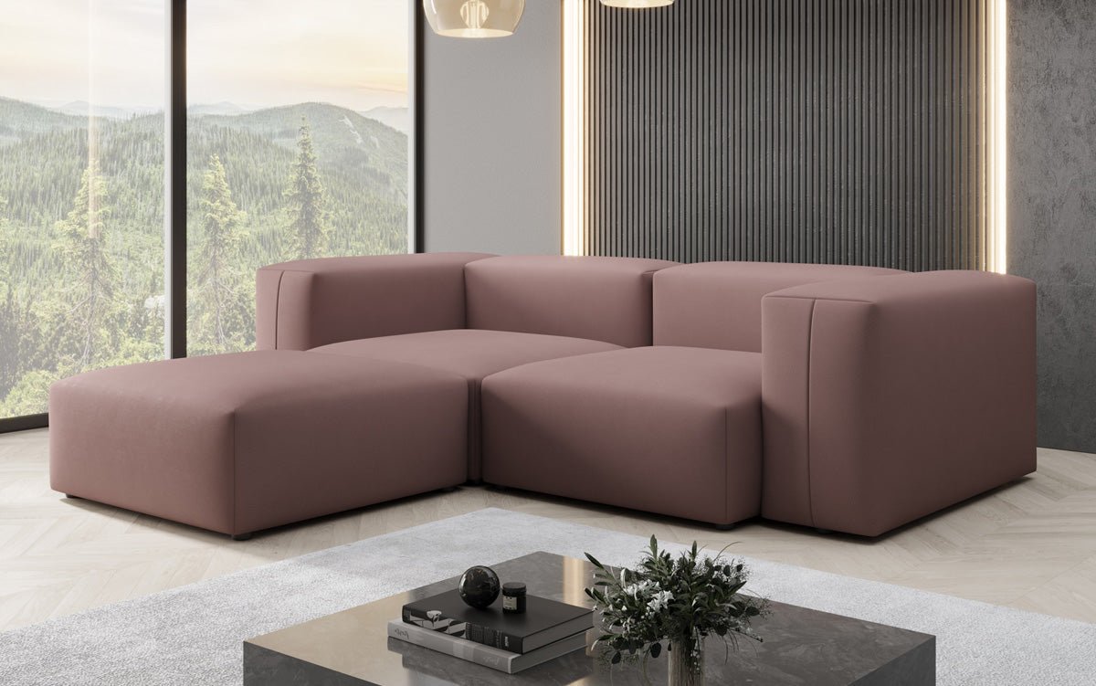 Designer L Sofa Snug Mini in Fabric