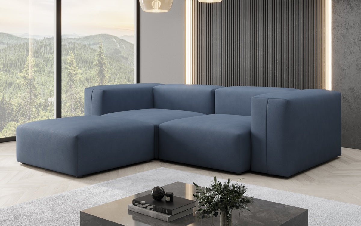 Designer L Sofa Snug Mini in Fabric