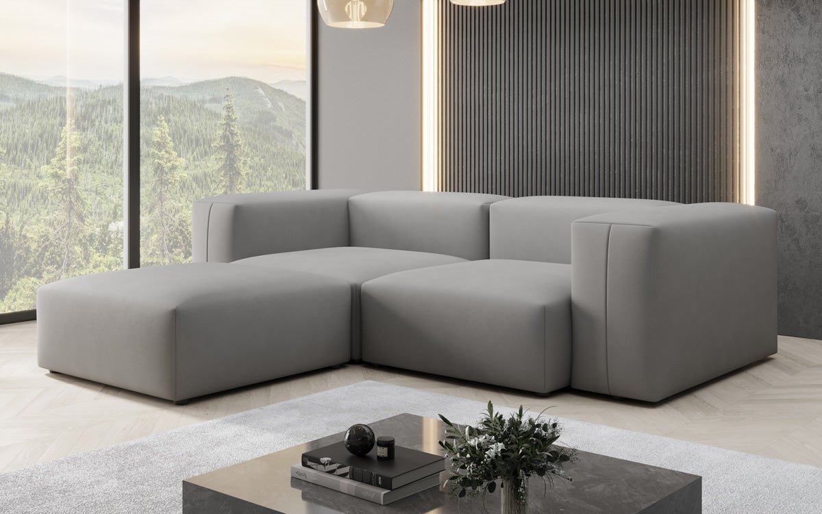 Designer L Sofa Snug Mini in Fabric