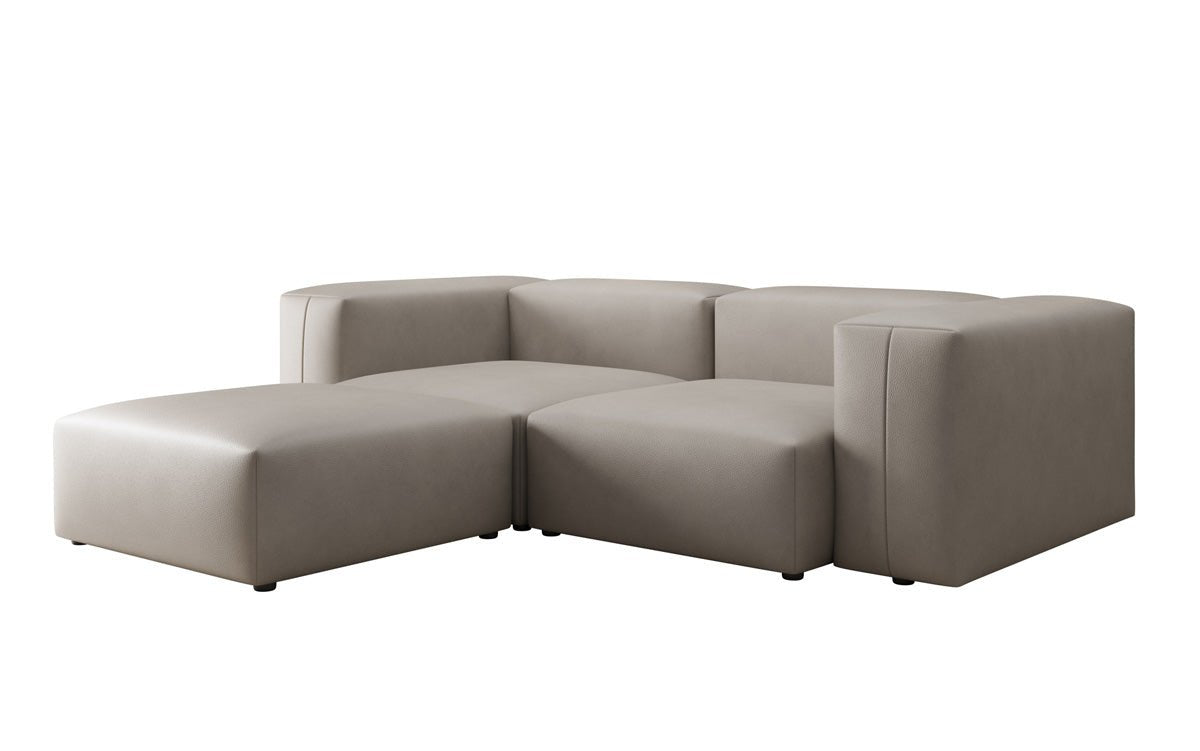 Designer L Sofa Snug Mini a Echtleder