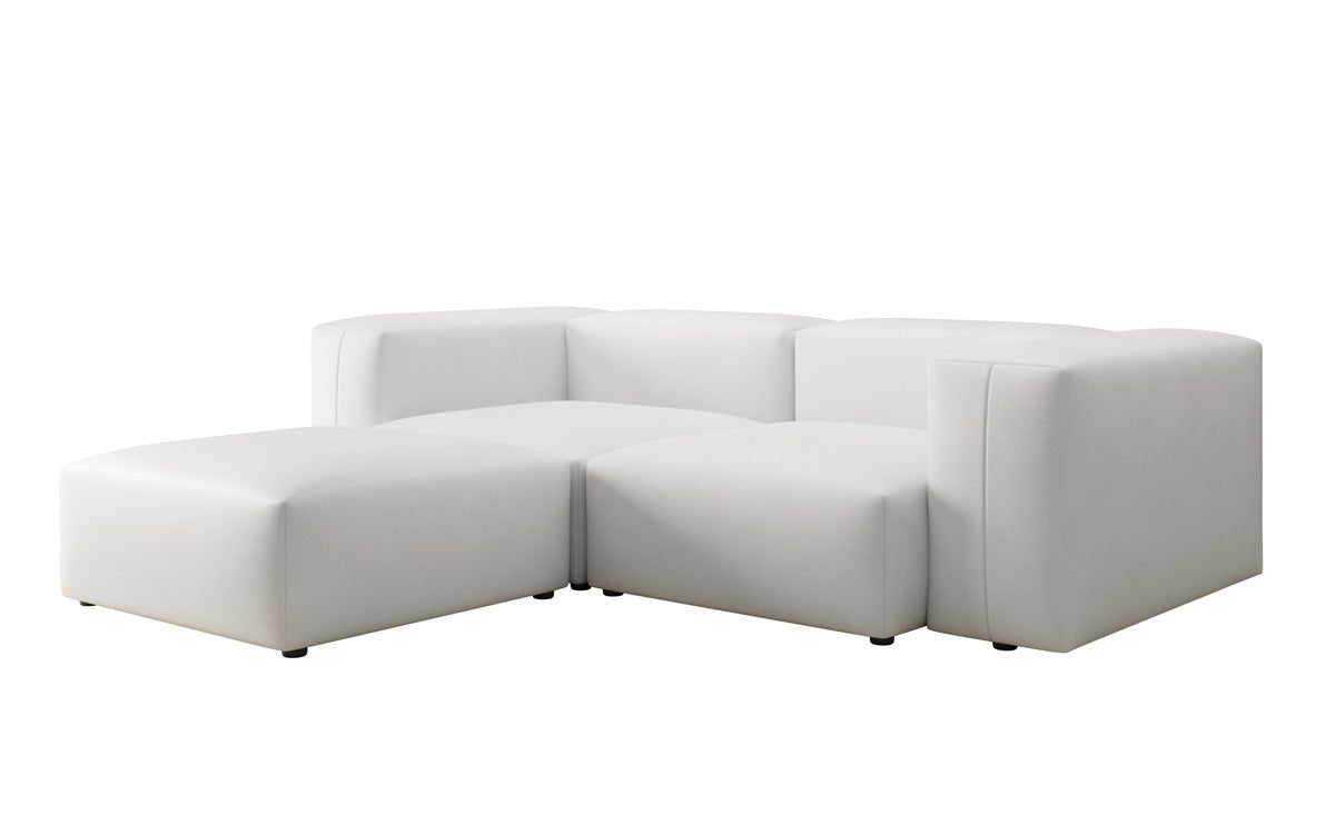 Designer L Sofa Snug Mini a Echtleder