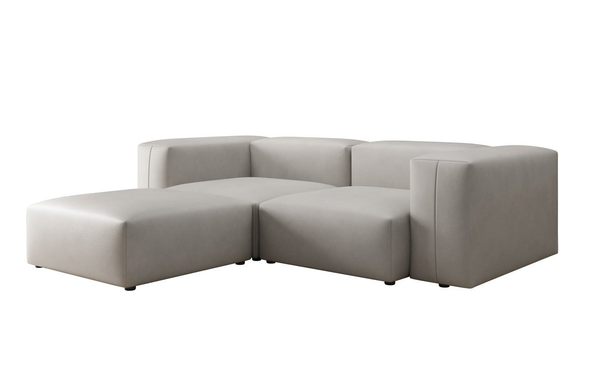 Designer L Sofa Snug Mini a Echtleder