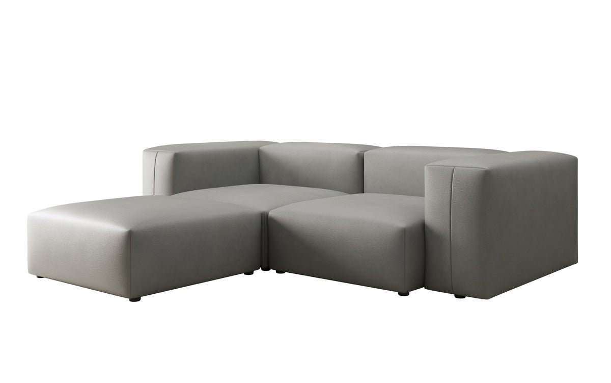 Designer L Sofa Snug Mini a Echtleder
